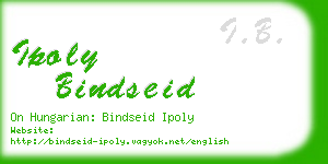 ipoly bindseid business card